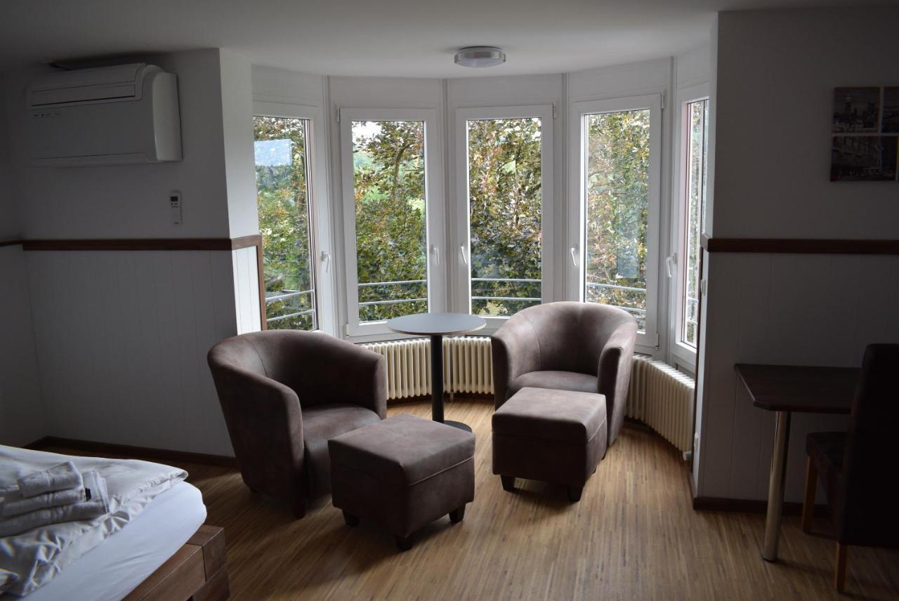 Apartments Mit Klimaanlage Am Neckarufer, Schoene Aussicht 바트프리에드리히셸 외부 사진